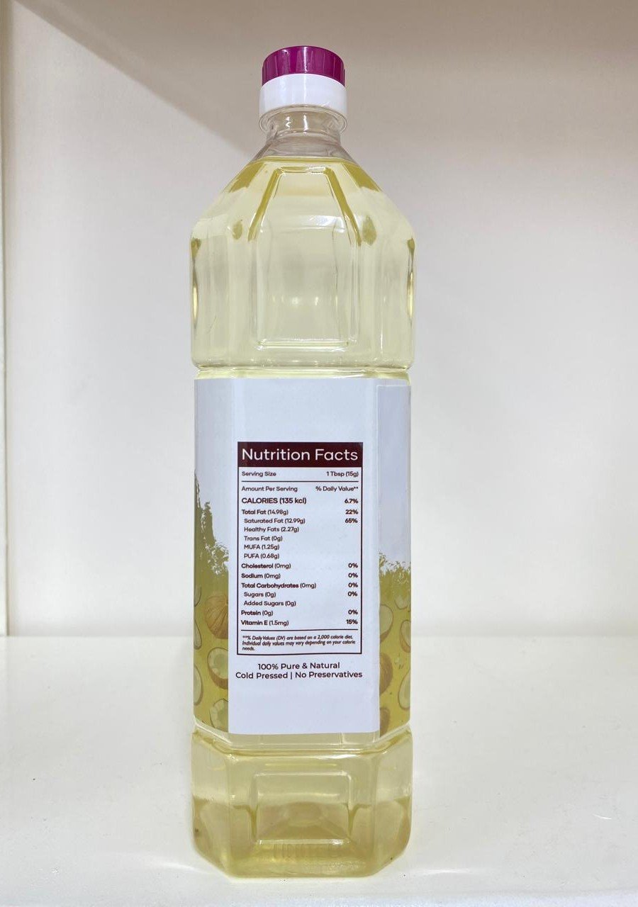 Cold Pressed Coconut Oil 1L